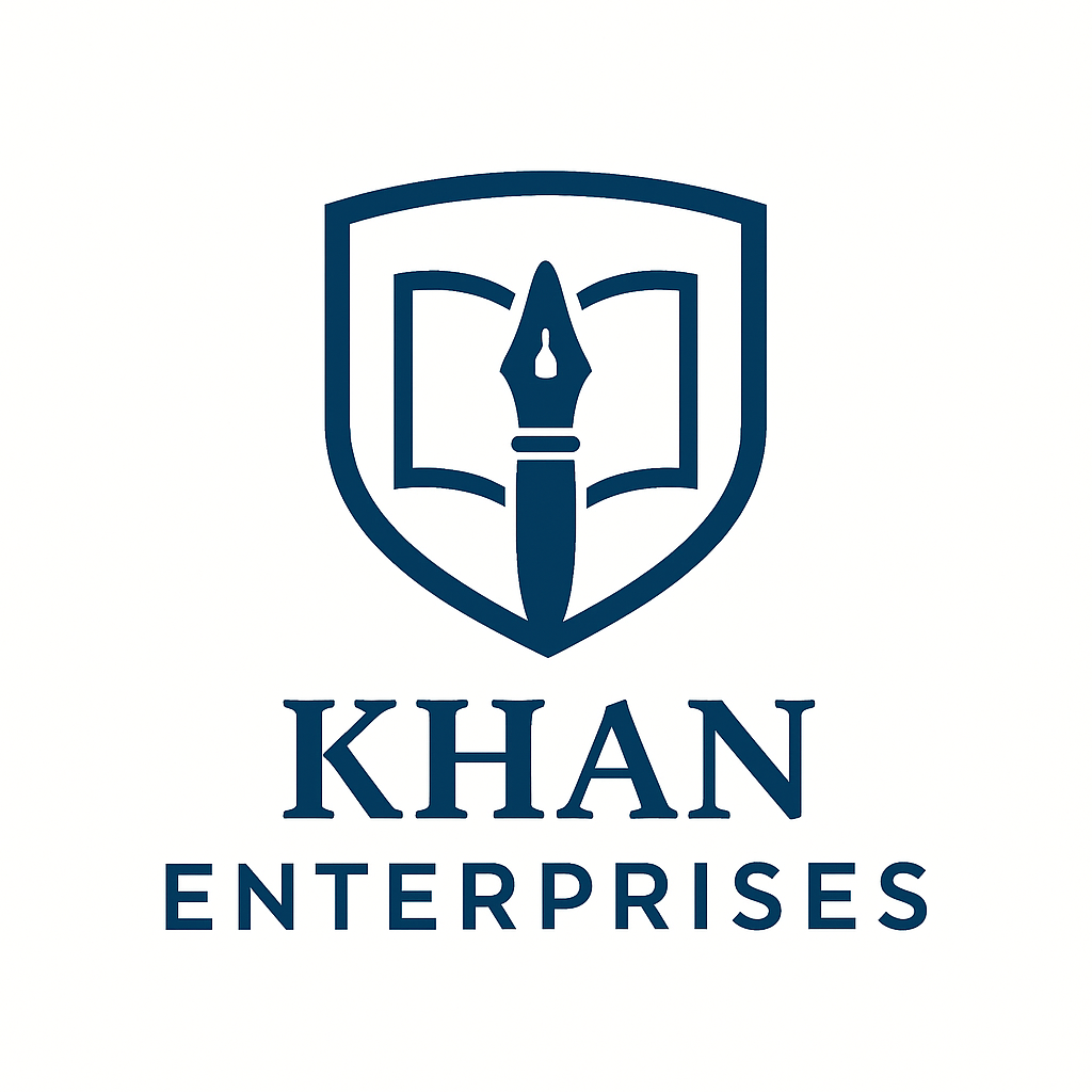 Khan Enterprises Logo - Notebook Manufacturer